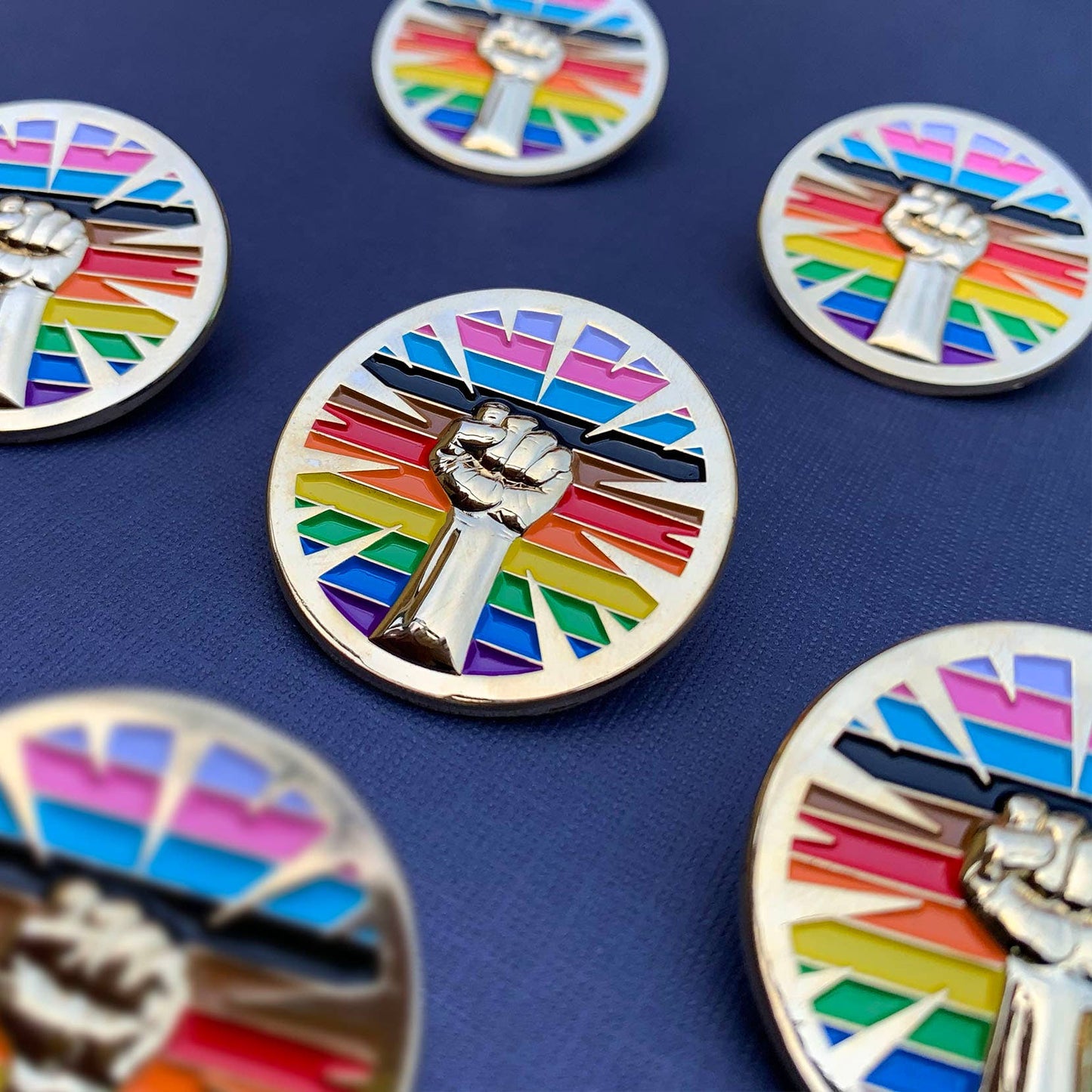Pride Resist Fist Pin