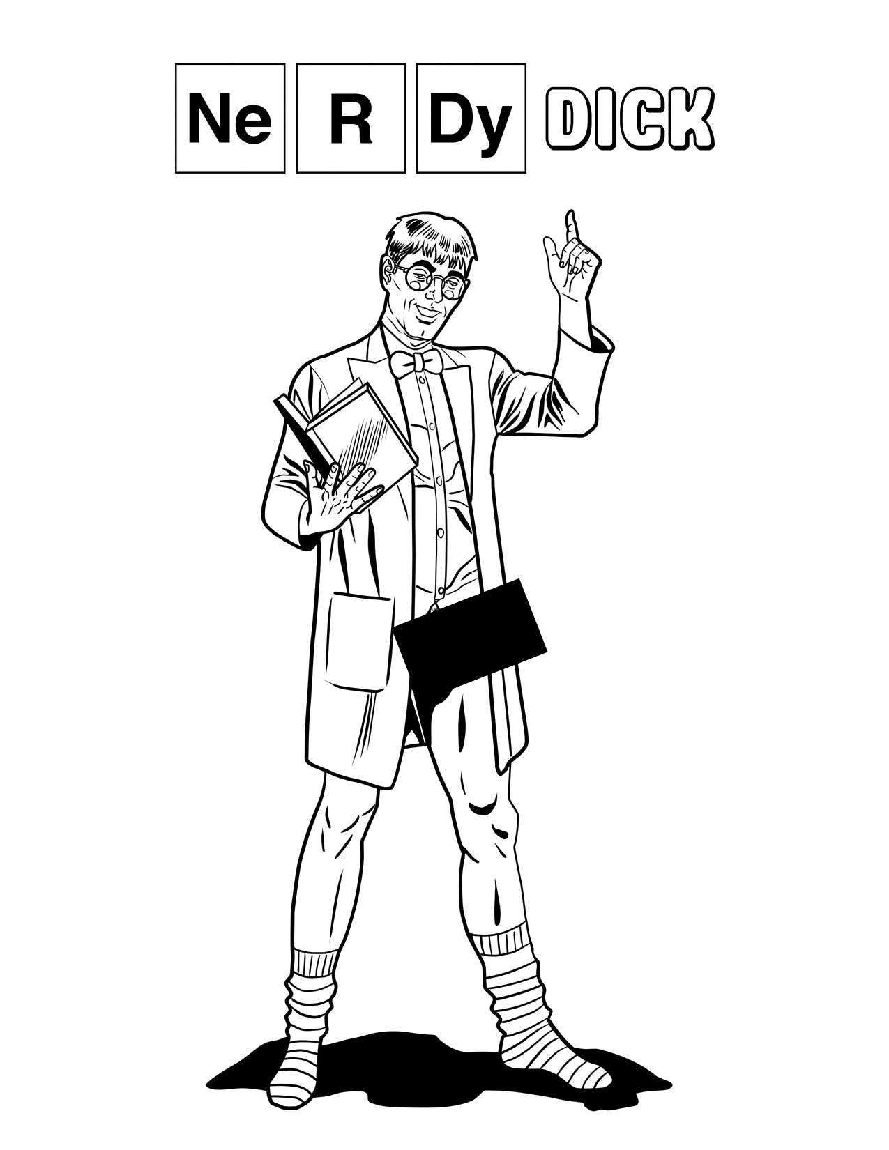 Huge Dicks Coloring Book