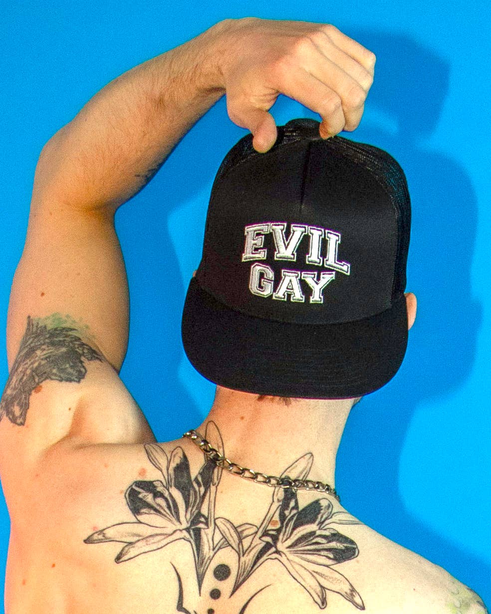 EVIL GAY TRUCKER HAT