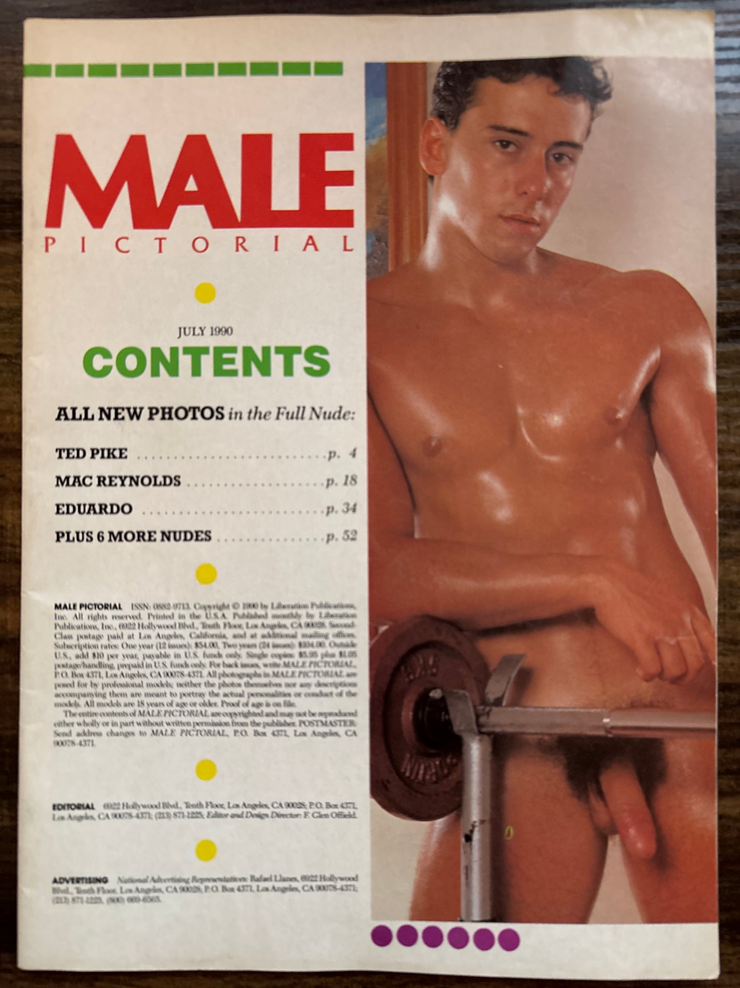 Male Pictorial Magazines