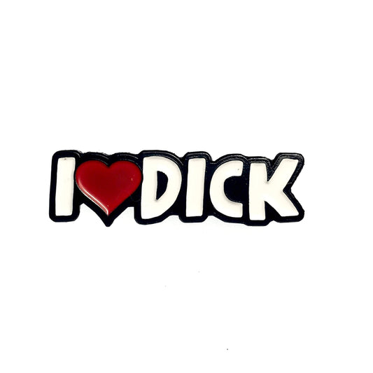 I Heart Dick Enamel Pin