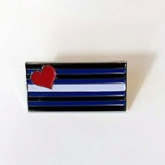 Leather Pride Flag Pin